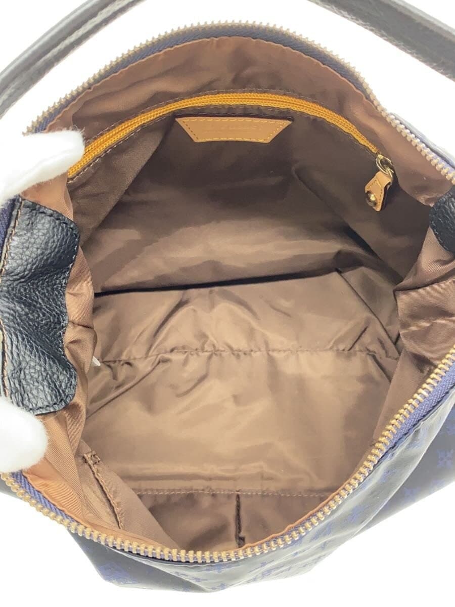 Russet shoulder bag Polyester Navy All-over pattern 6