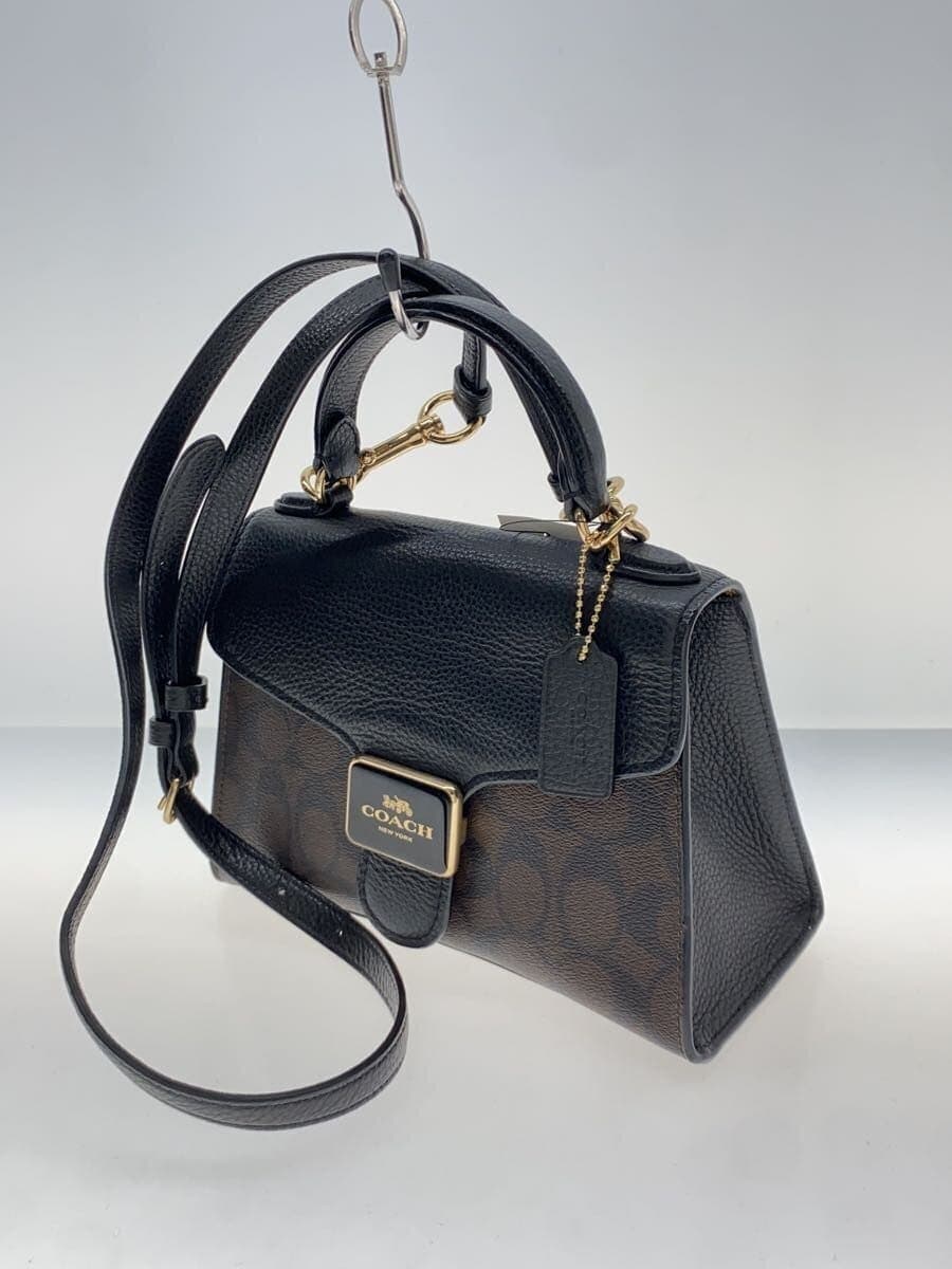 COACH Shoulder Bag Leather BRW All-over Pattern C7226 2
