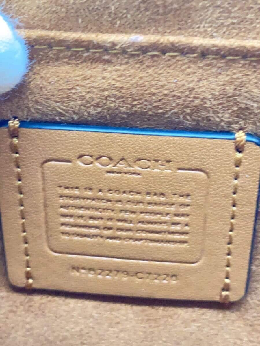 COACH Shoulder Bag Leather BRW All-over Pattern C7226 5