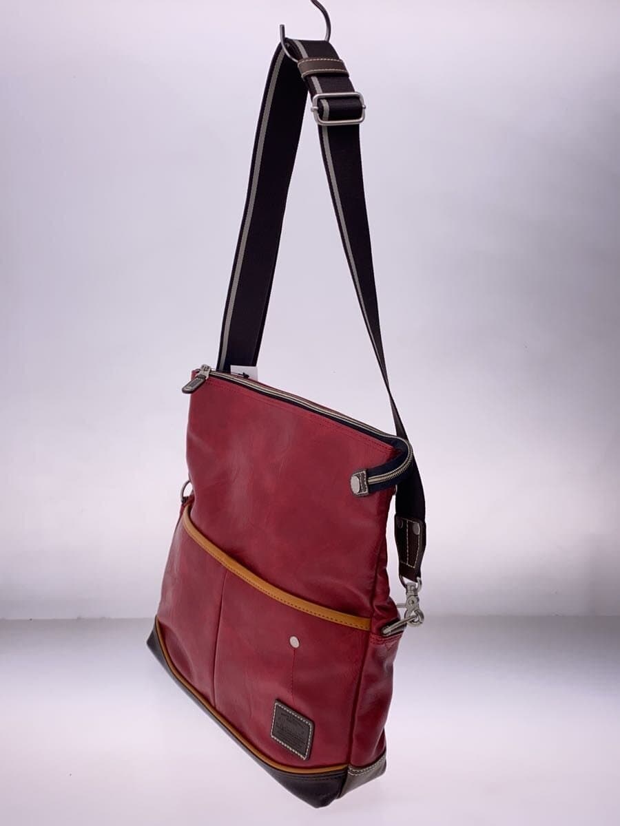 MOUSTACHE Shoulder Bag Leather RED 2