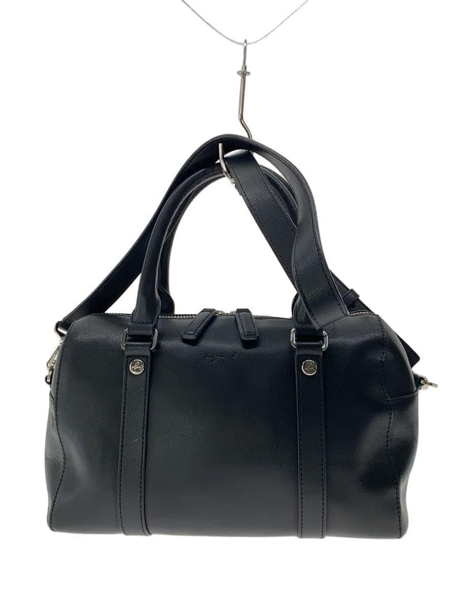 agnes b. Handbag Leather BLK