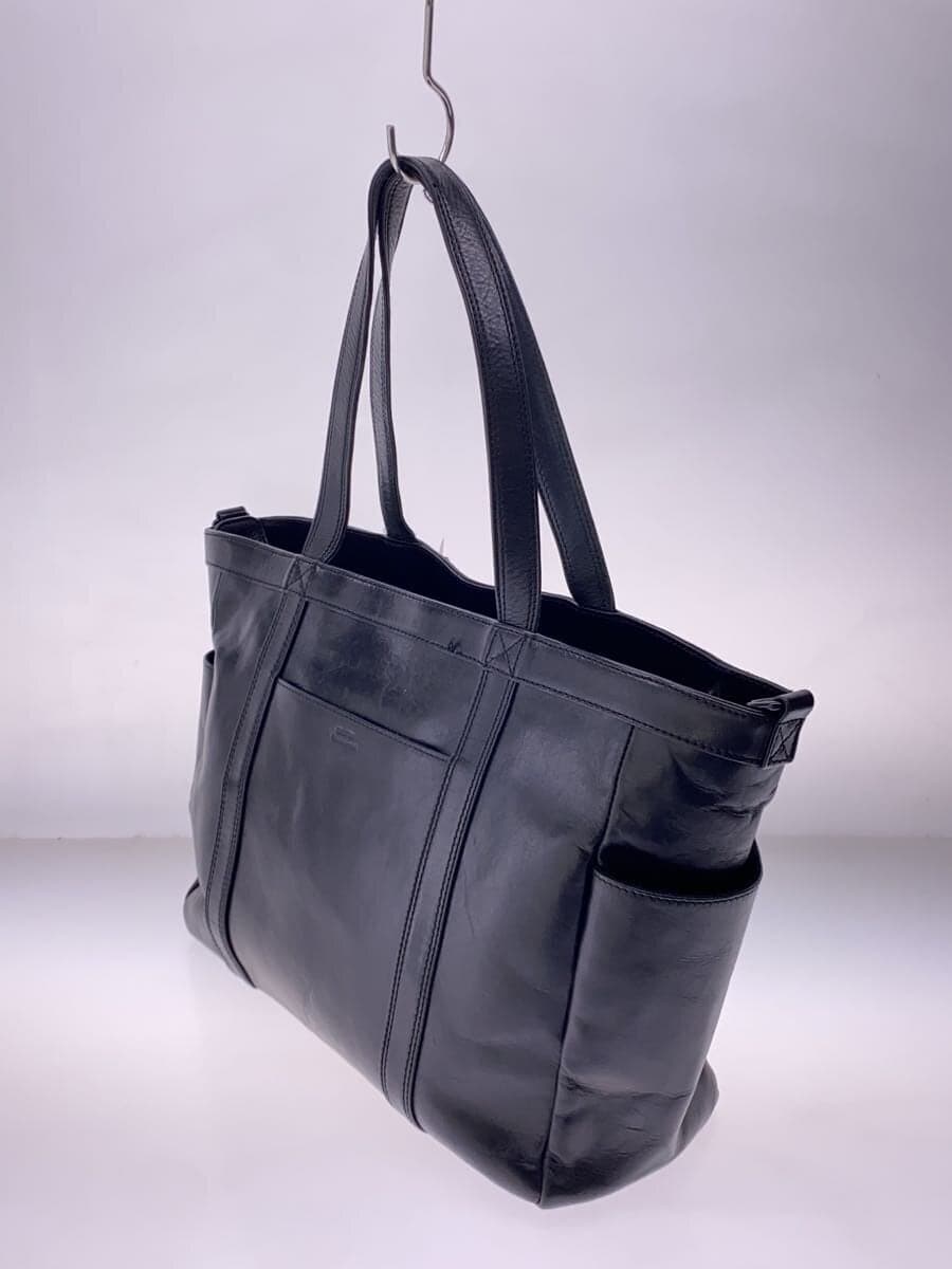 SOLATINA Tote Bag Leather BLK 2