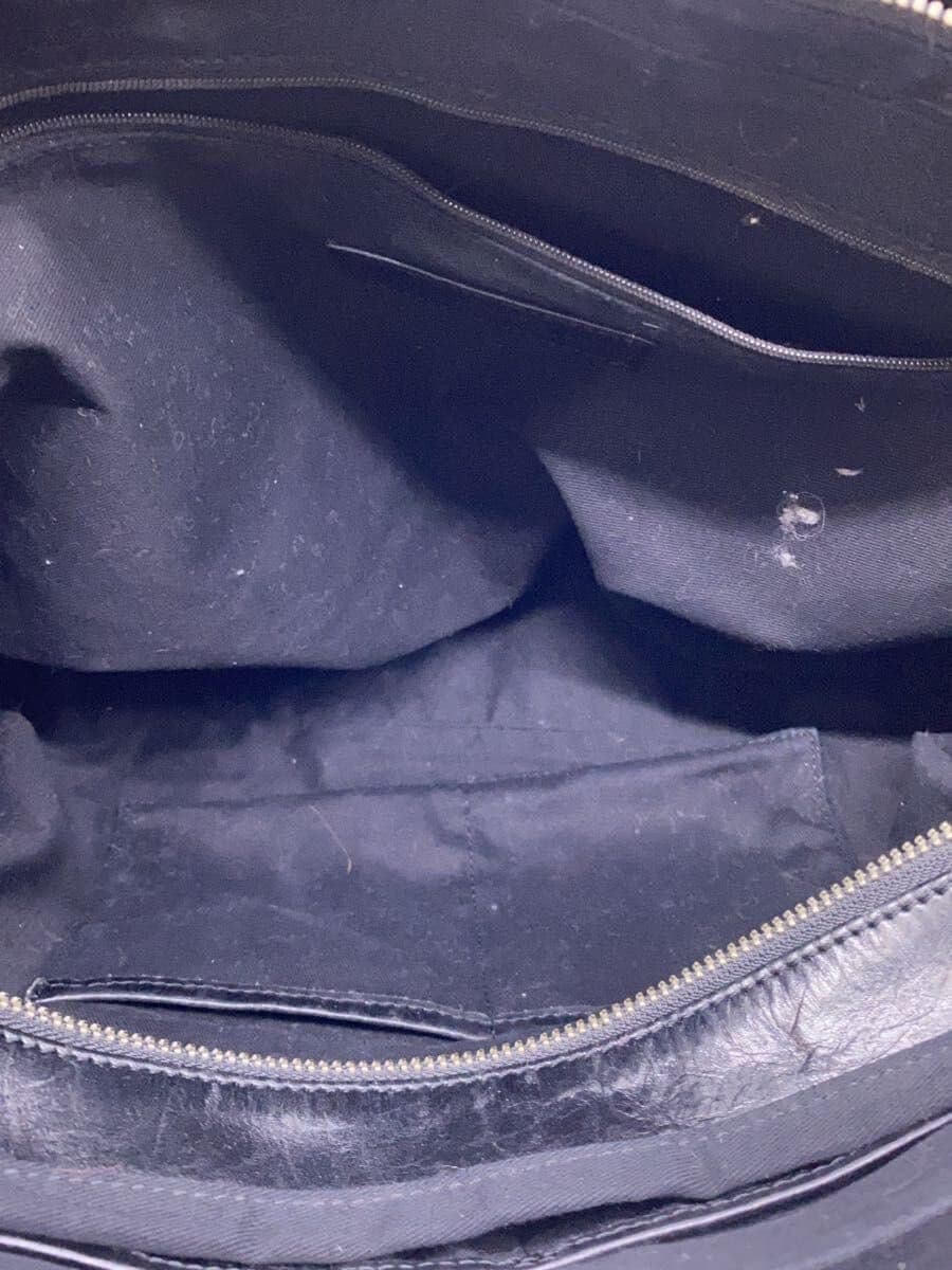 SOLATINA Tote Bag Leather BLK 6