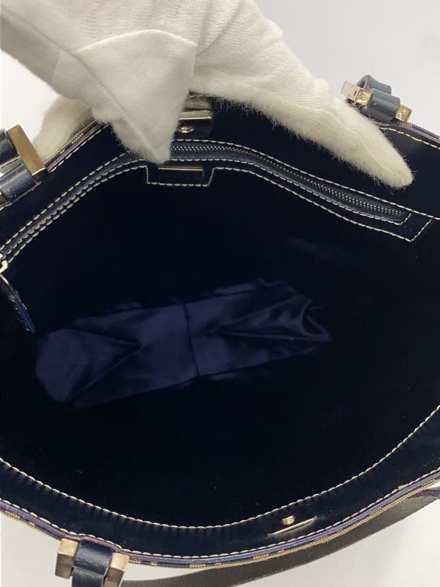 FENDI Bag Canvas GRY Stain With Stain 6