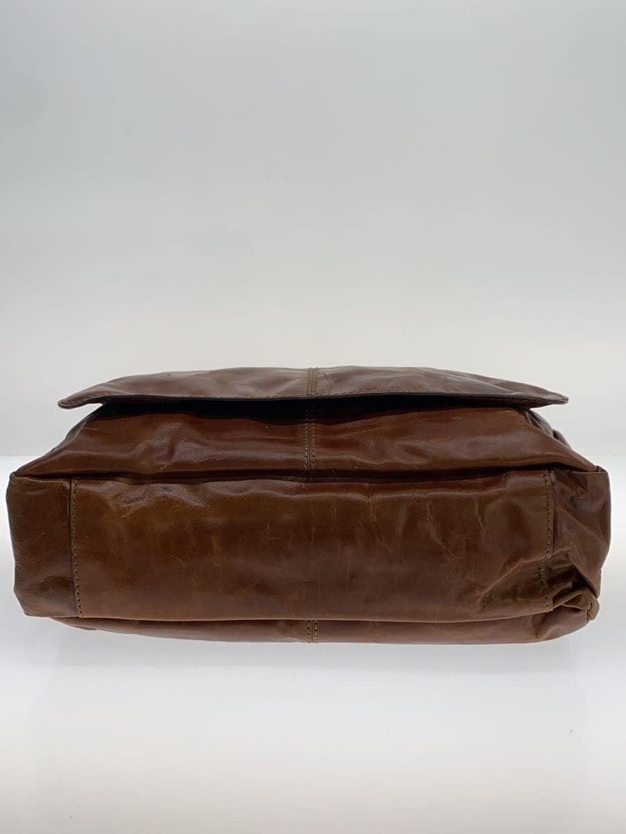 FOSSIL Messenger Bag Shoulder Bag Leather BRW 4