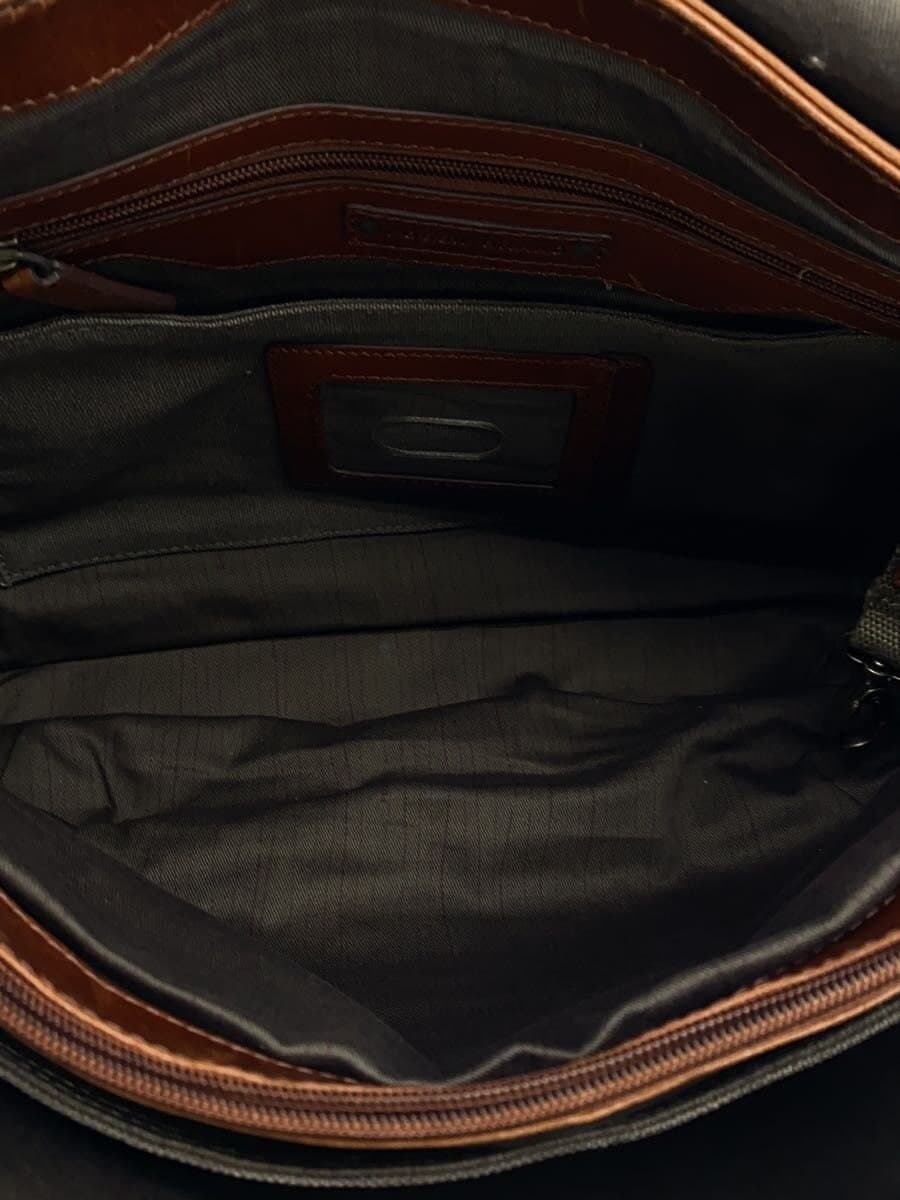 FOSSIL Messenger Bag Shoulder Bag Leather BRW 6