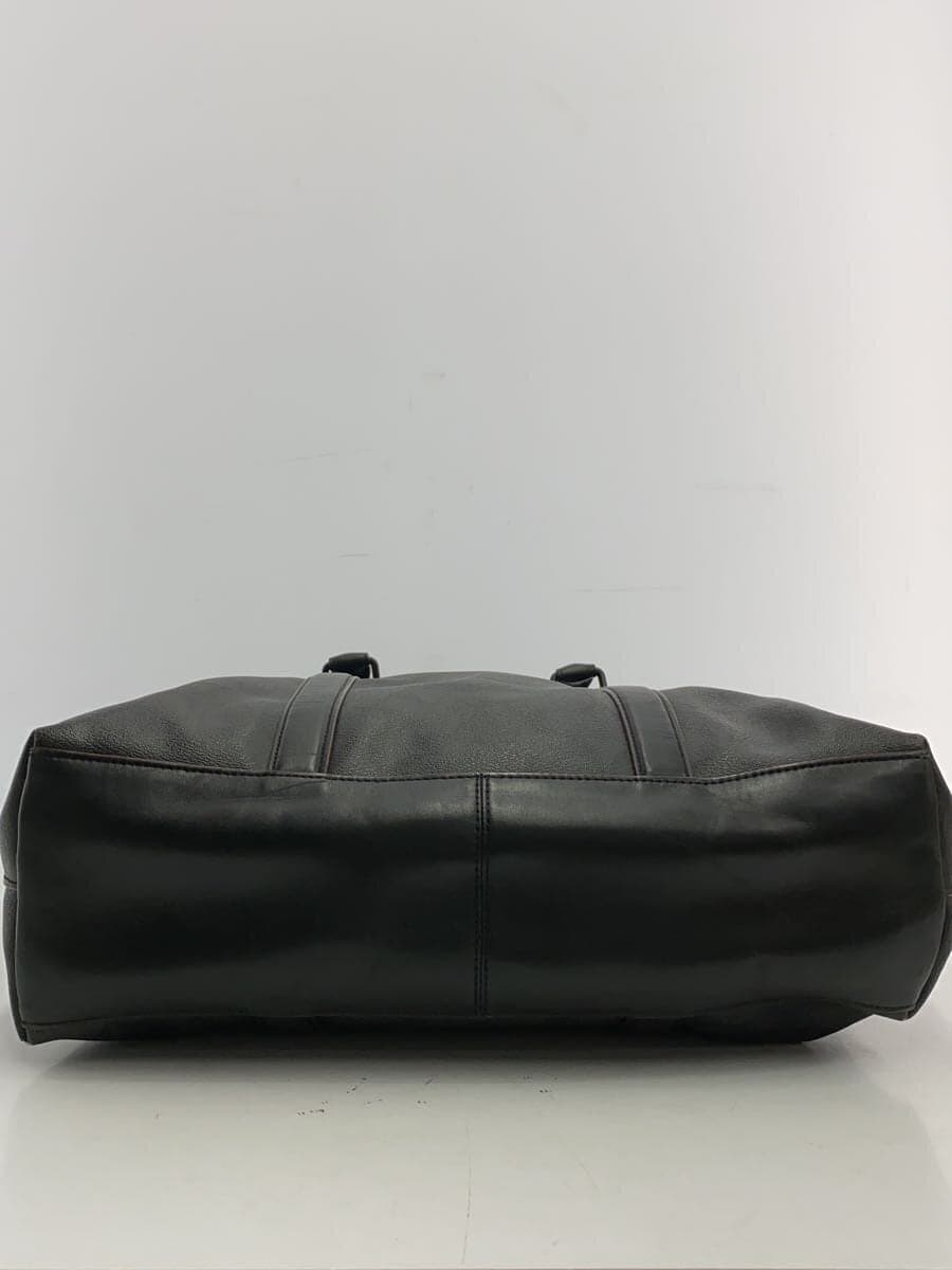 COACH Tote Bag Leather Black All-over Pattern F23211 4