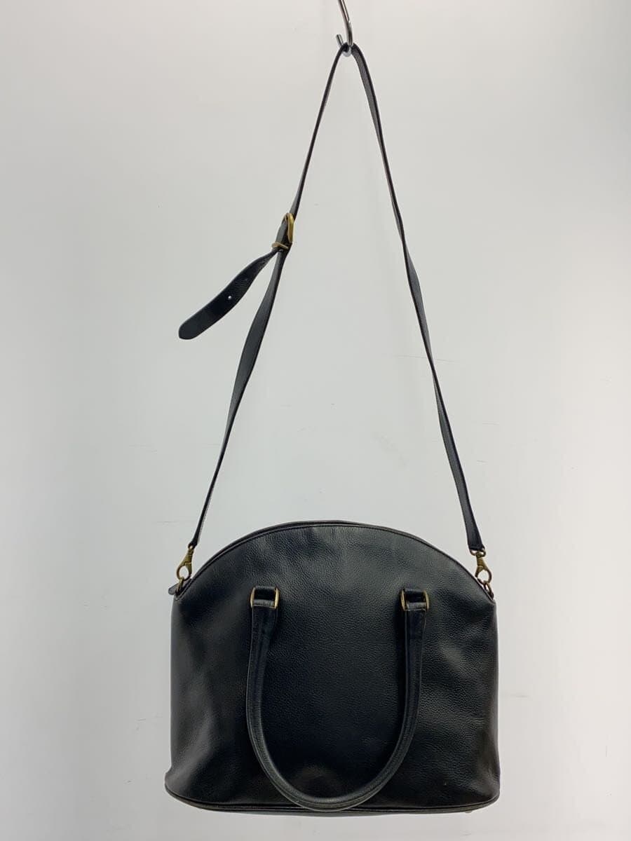 COACH Handbag Leather NVY C6E-4412 3