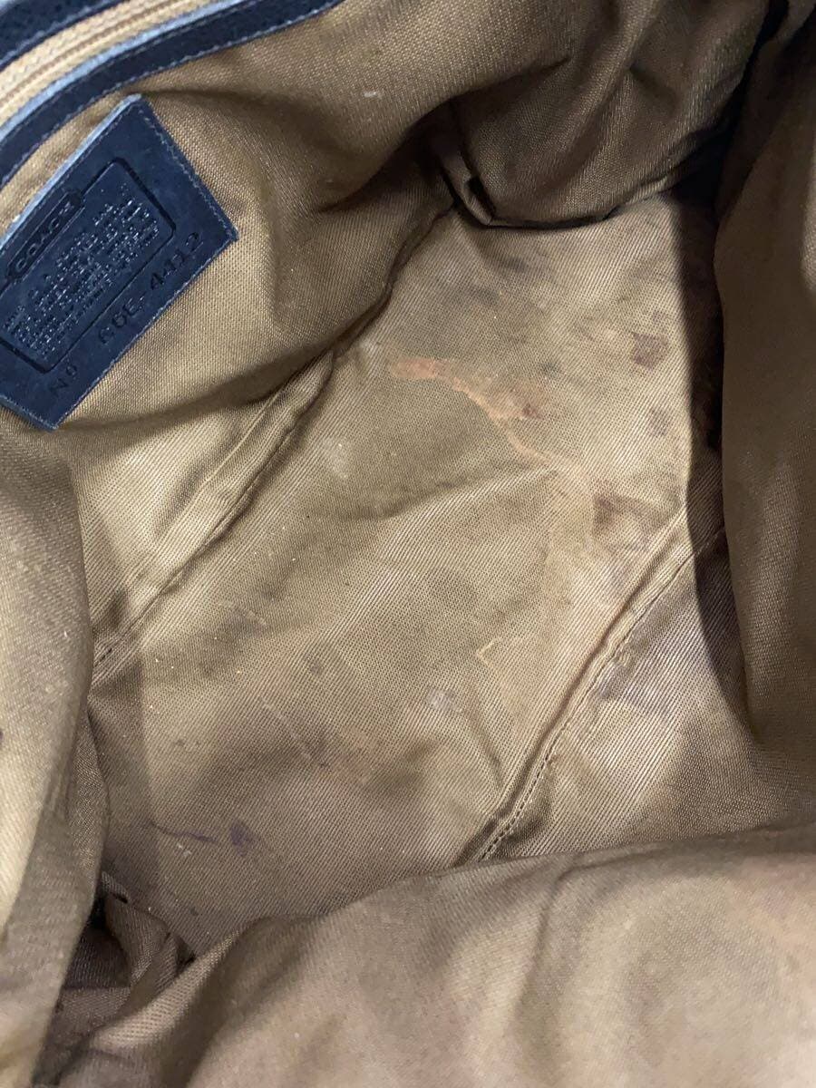 COACH Handbag Leather NVY C6E-4412 7