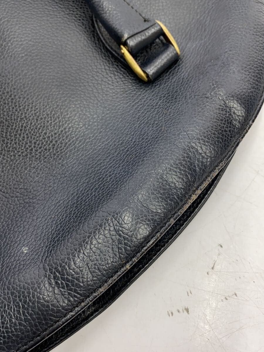 COACH Handbag Leather NVY C6E-4412 9