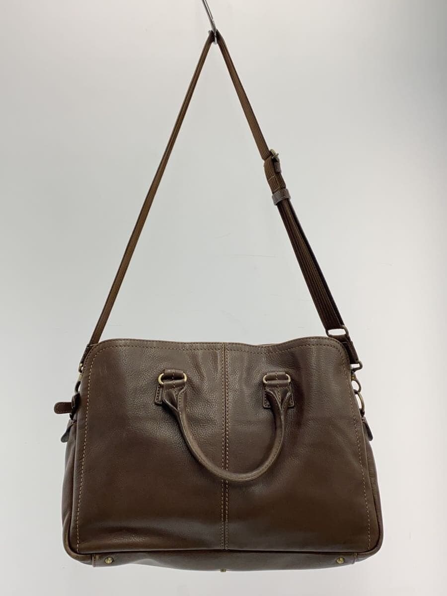 Tsuchiya Kaban Briefcase Leather BRW 3