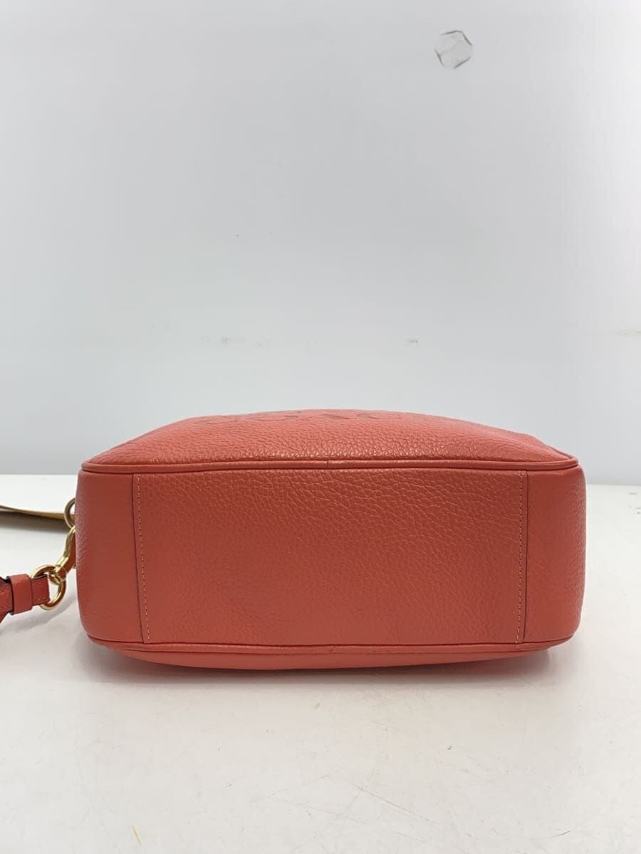 COACH Shoulder Bag Leather PNK All Over Pattern 4