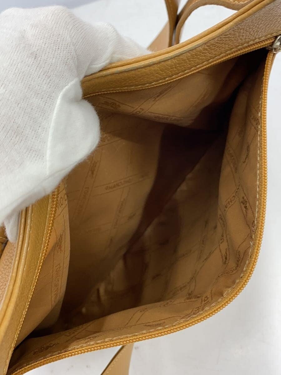 LONGCHAMP Shoulder Bag Leather CML Solid 7