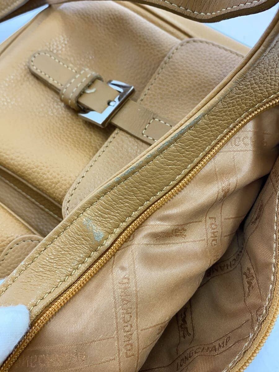 LONGCHAMP Shoulder Bag Leather CML Solid 8