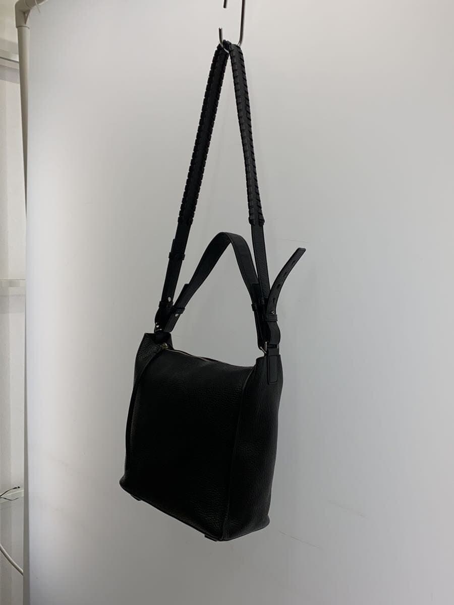 ALLSAINTS Shoulder Bag Leather BLK 2