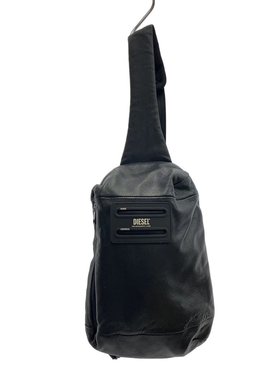 Diesel Fashion Shoulder Bag Leather BLK