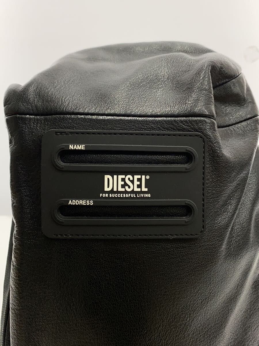 DIESEL Shoulder Bag Leather BLK 5