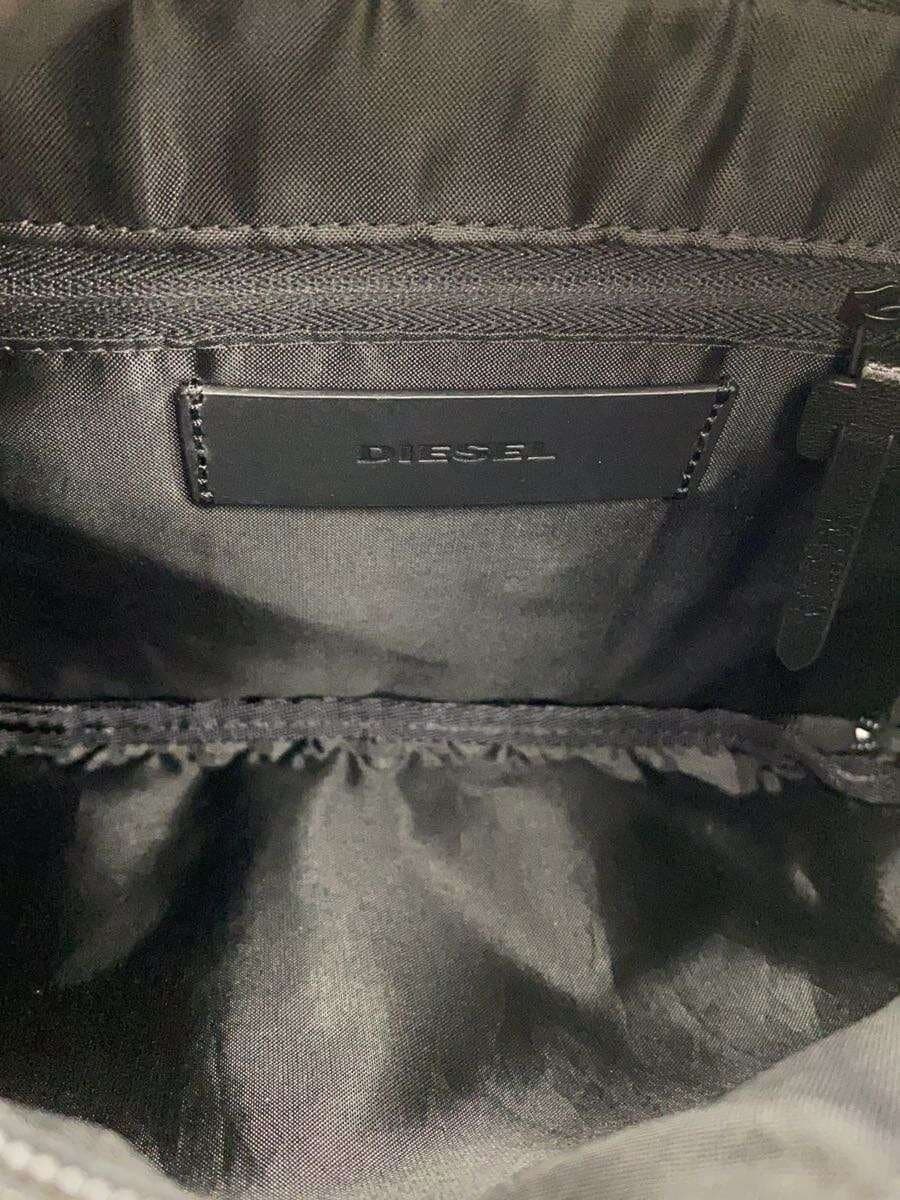 Diesel Fashion Shoulder Bag Leather BLK 6