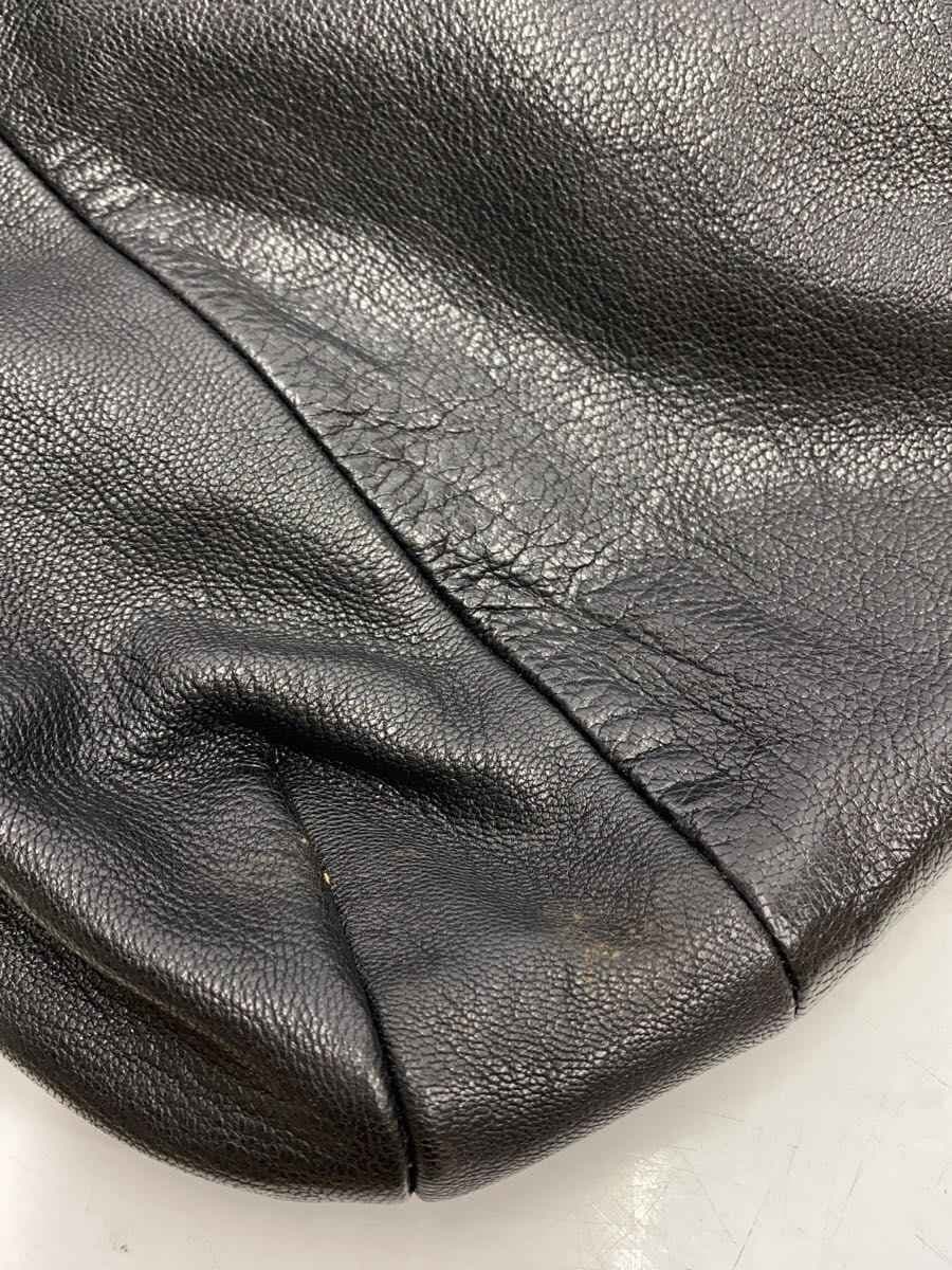 DIESEL Shoulder Bag Leather BLK 7