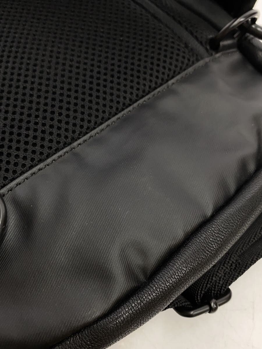 DIESEL Shoulder Bag Leather BLK 8