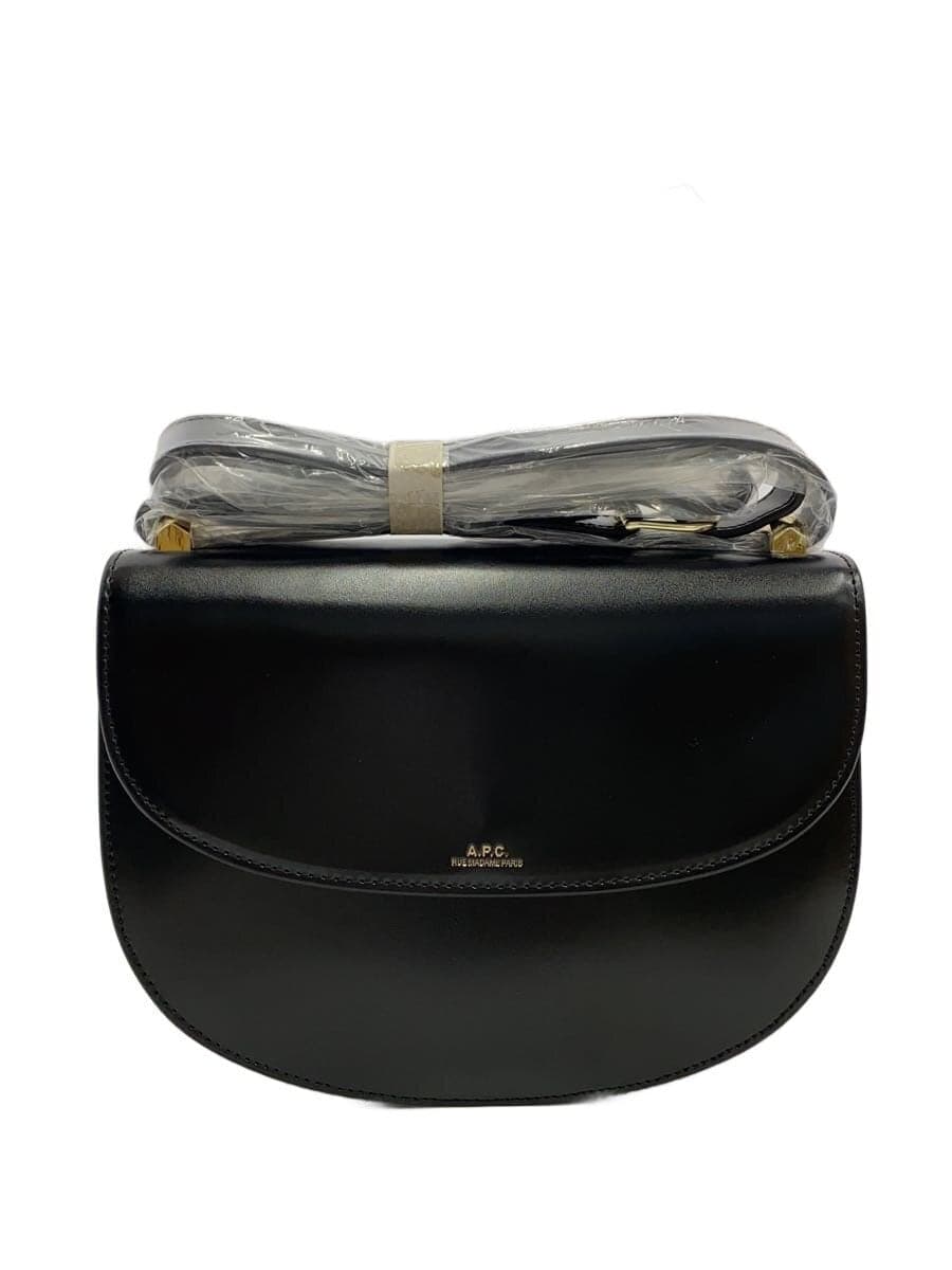 A.P.C. Shoulder Bag Faux Leather BLK