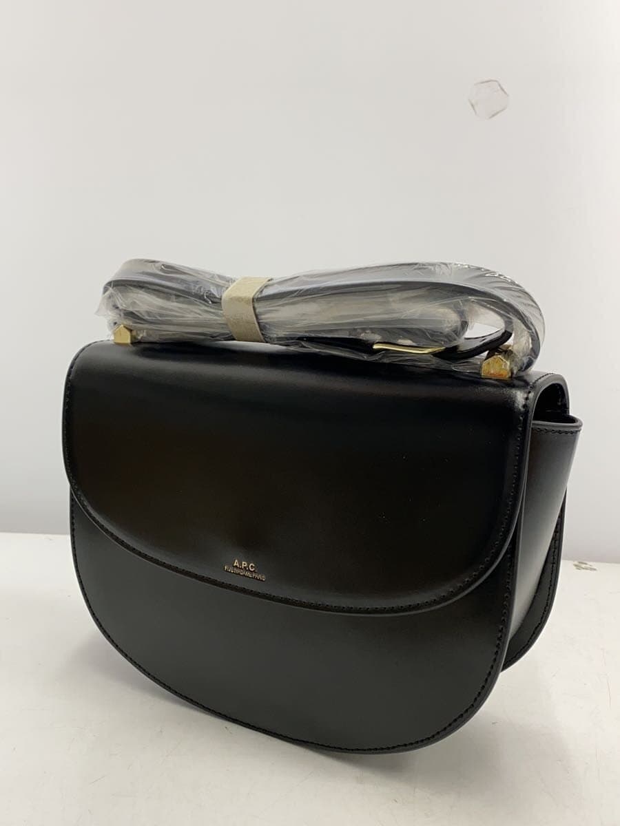 A.P.C. Shoulder Bag Faux Leather BLK 2