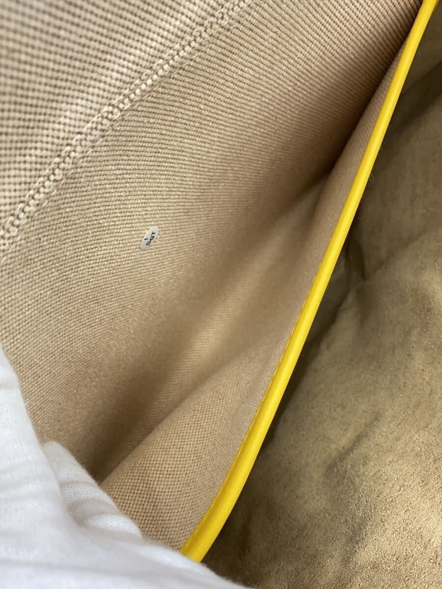 TORY BURCH Tote Bag Canvas BEG Solid 8