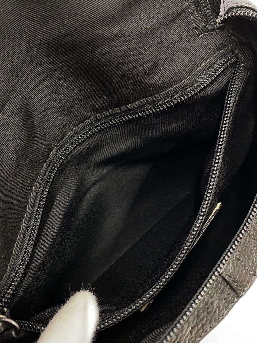 COACH Waist Bag Leather BLK Solid F77233 7