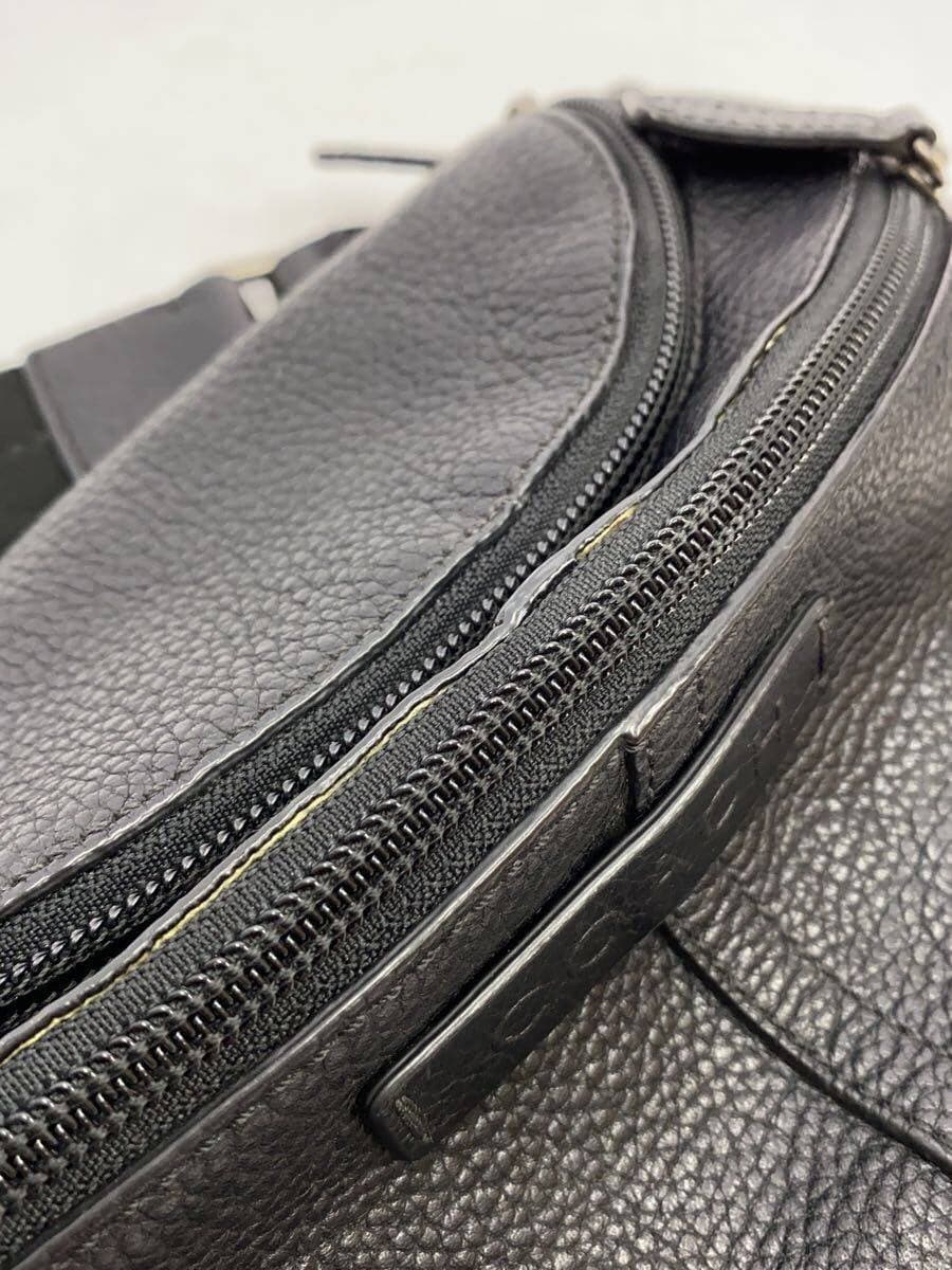 COACH Waist Bag Leather BLK Solid F77233 9