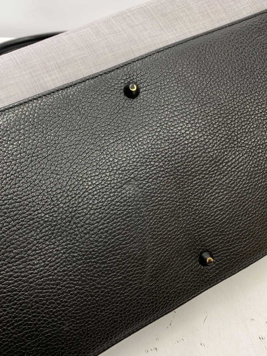 EMPORIO ARMANI Boston Bag Cotton GRY Solid Color 8