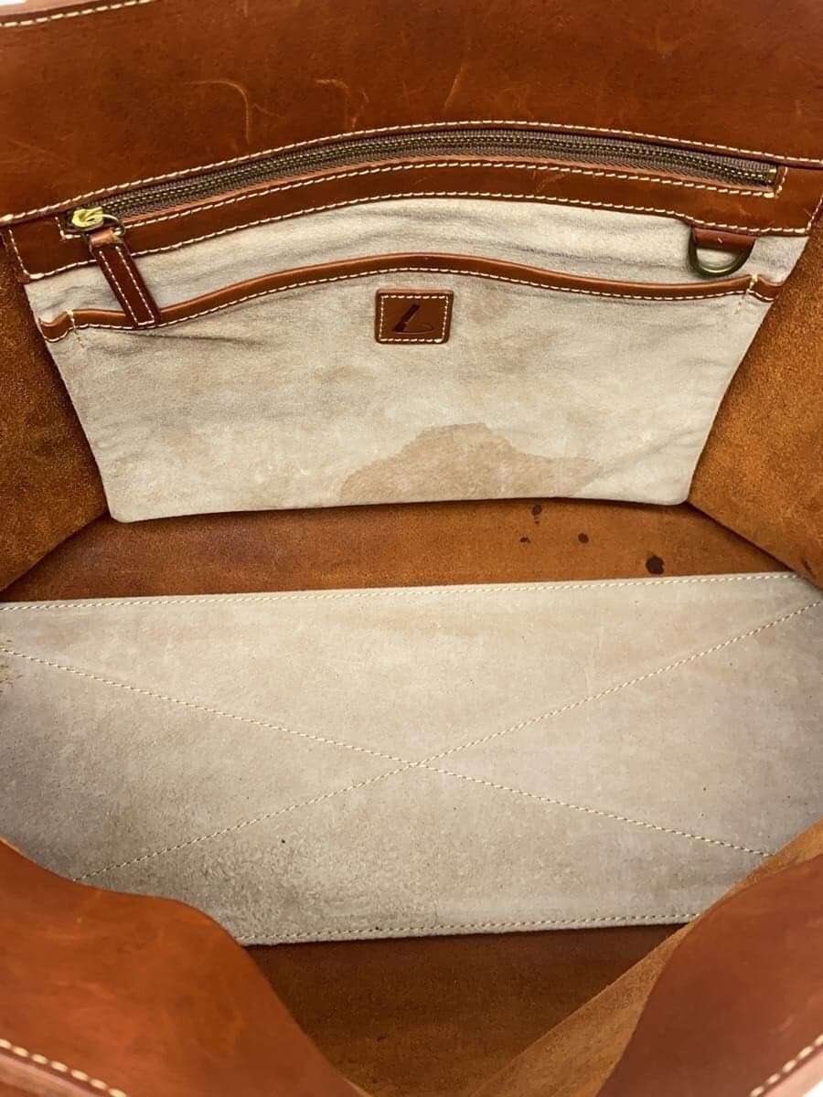 Tsuchiya Kaban Tote Bag Leather BRW 6