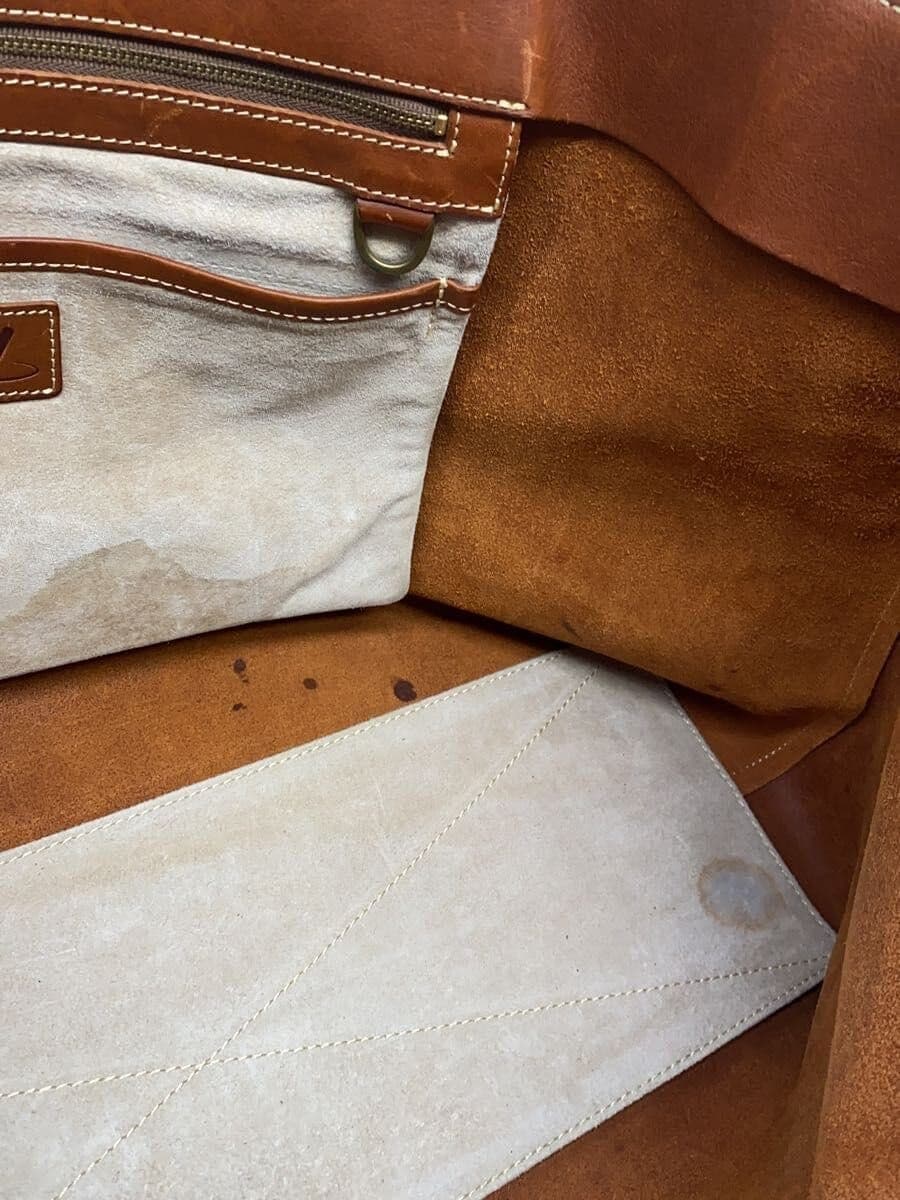 Tsuchiya Kaban Tote Bag Leather BRW 9