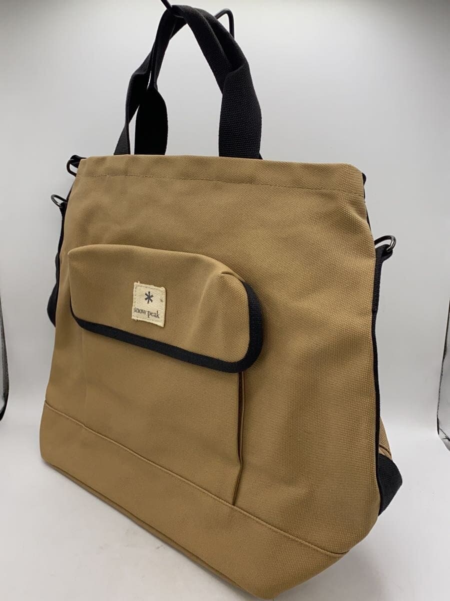 snow peak Tote Bag Canvas BEG 2