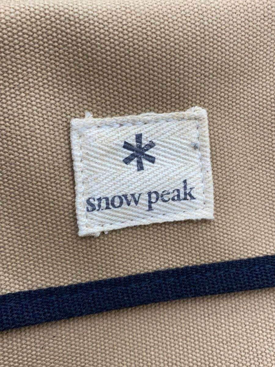 snow peak Tote Bag Canvas BEG 5
