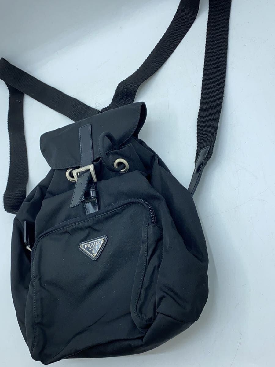 PRADA Backpack Nylon BLK 2