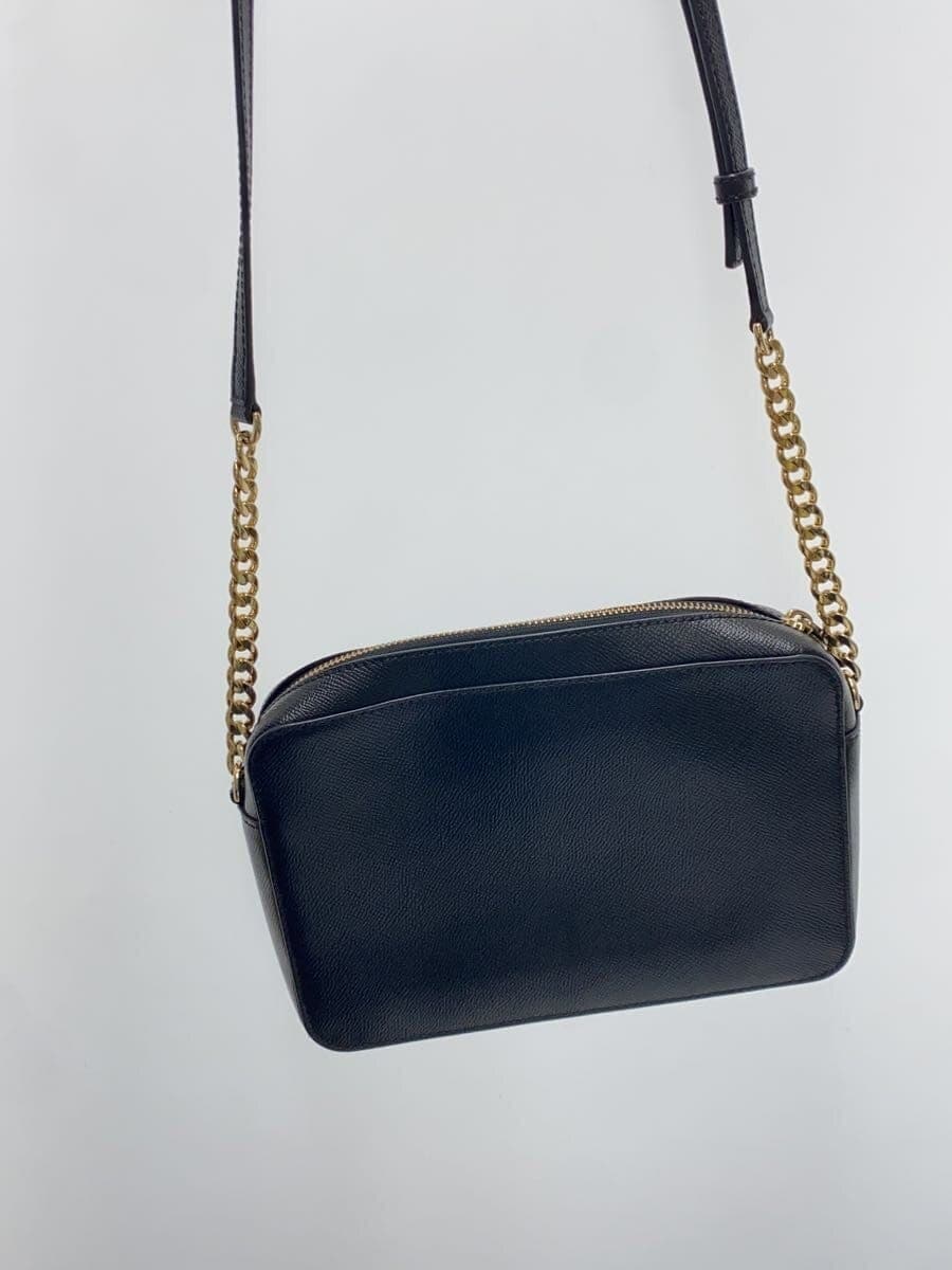 MICHAEL KORS Shoulder Bag Leather BLK DB-1812 3