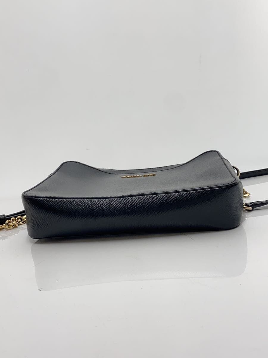 MICHAEL KORS Shoulder Bag Leather BLK DB-1812 4