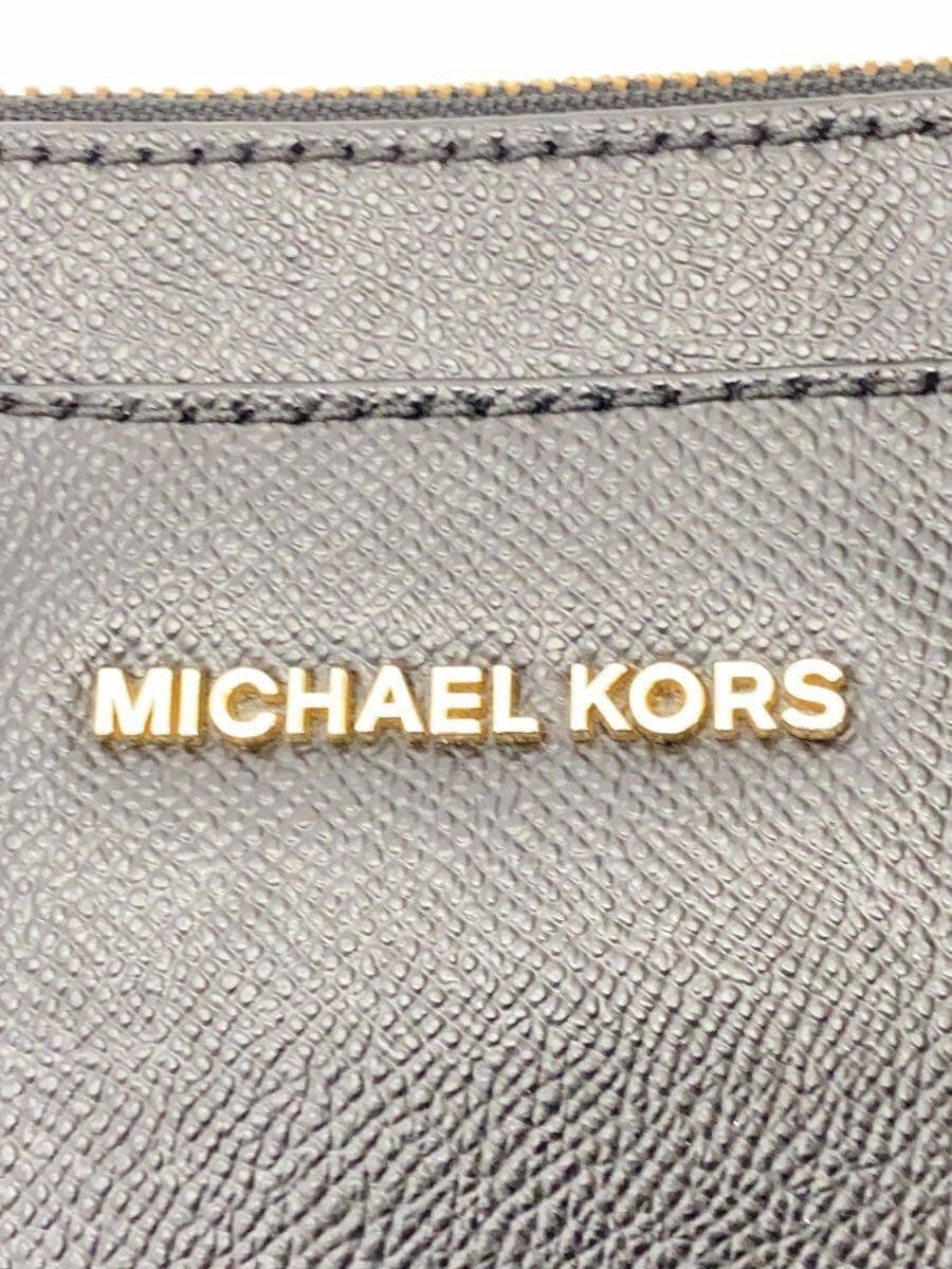 MICHAEL KORS Shoulder Bag Leather BLK DB-1812 5