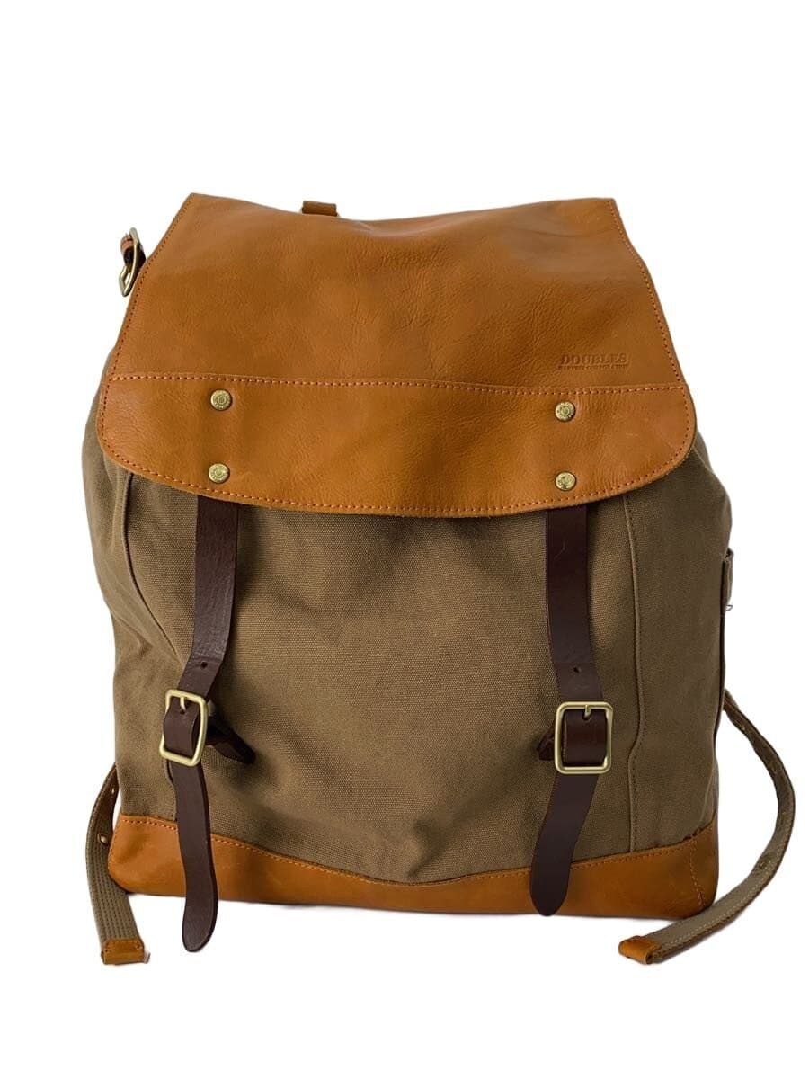 DOUBLES Backpack Leather CML Plain