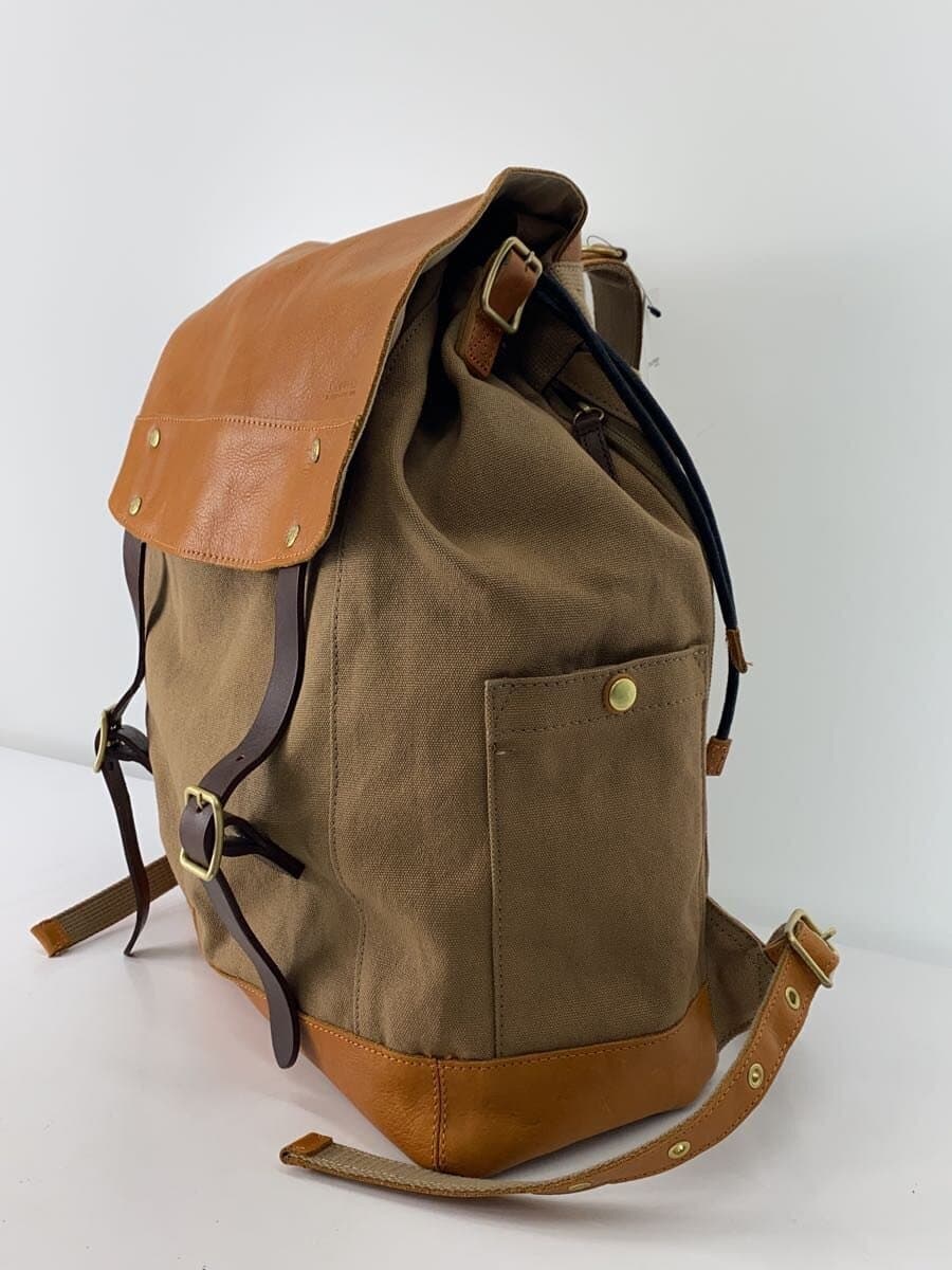 DOUBLES Backpack Leather CML Plain 2