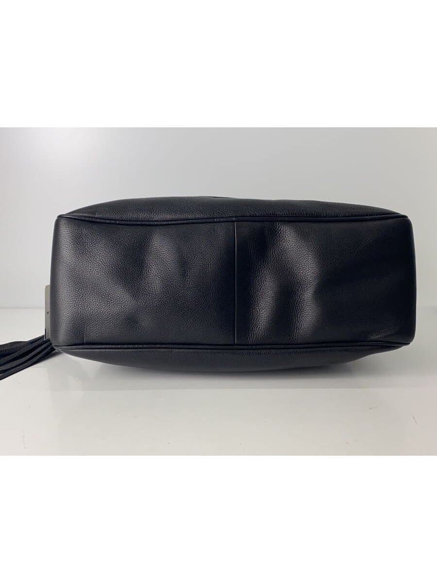 GUCCI Chain Shoulder Bag SoHo Leather BLK Solid 4