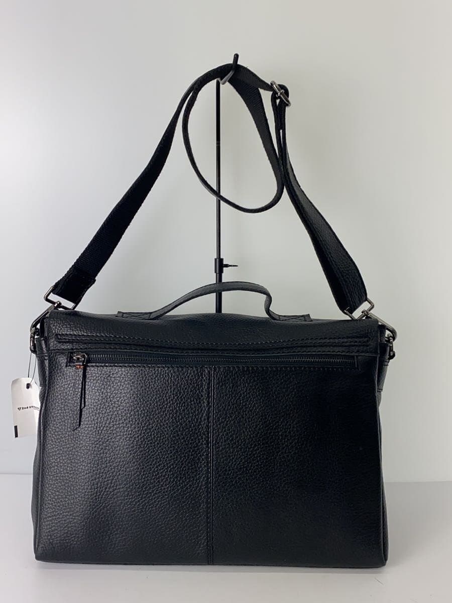 Other brand briefcase leather BLK plain 3