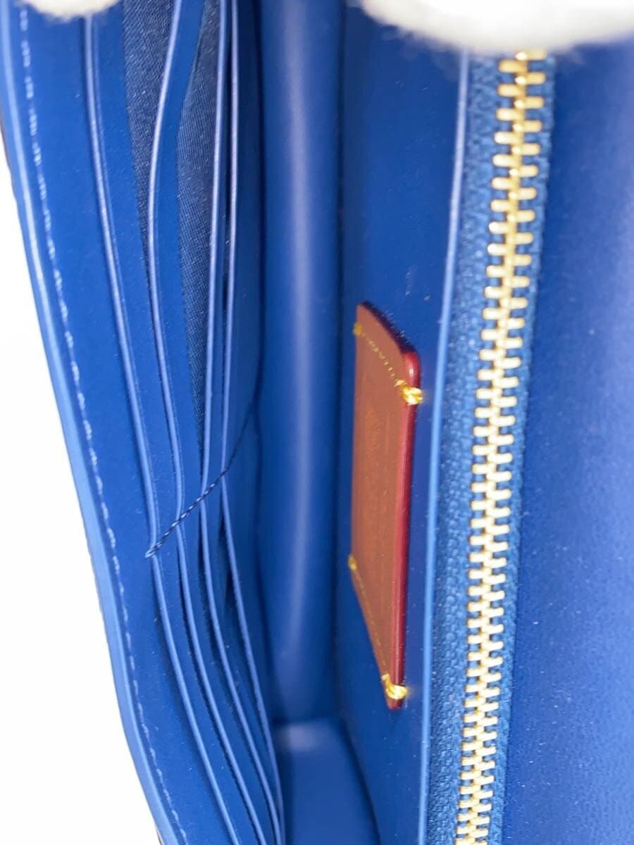 COACH Shoulder Bag Leather Blue Solid Color c4815 6