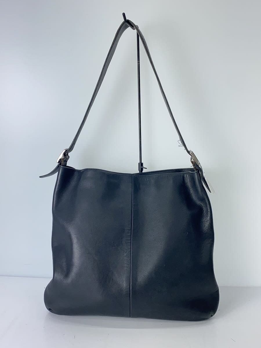 COACH Shoulder Bag Leather Black Solid Color 9406 3