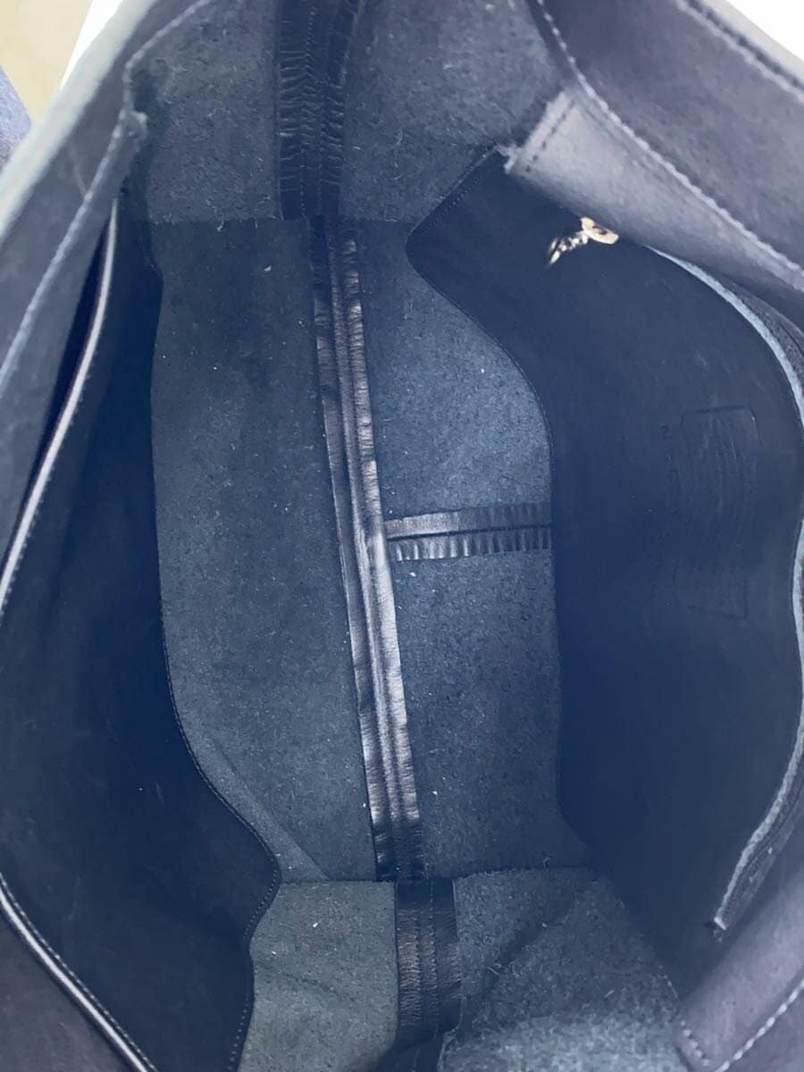 COACH Shoulder Bag Leather Black Solid Color 9406 6