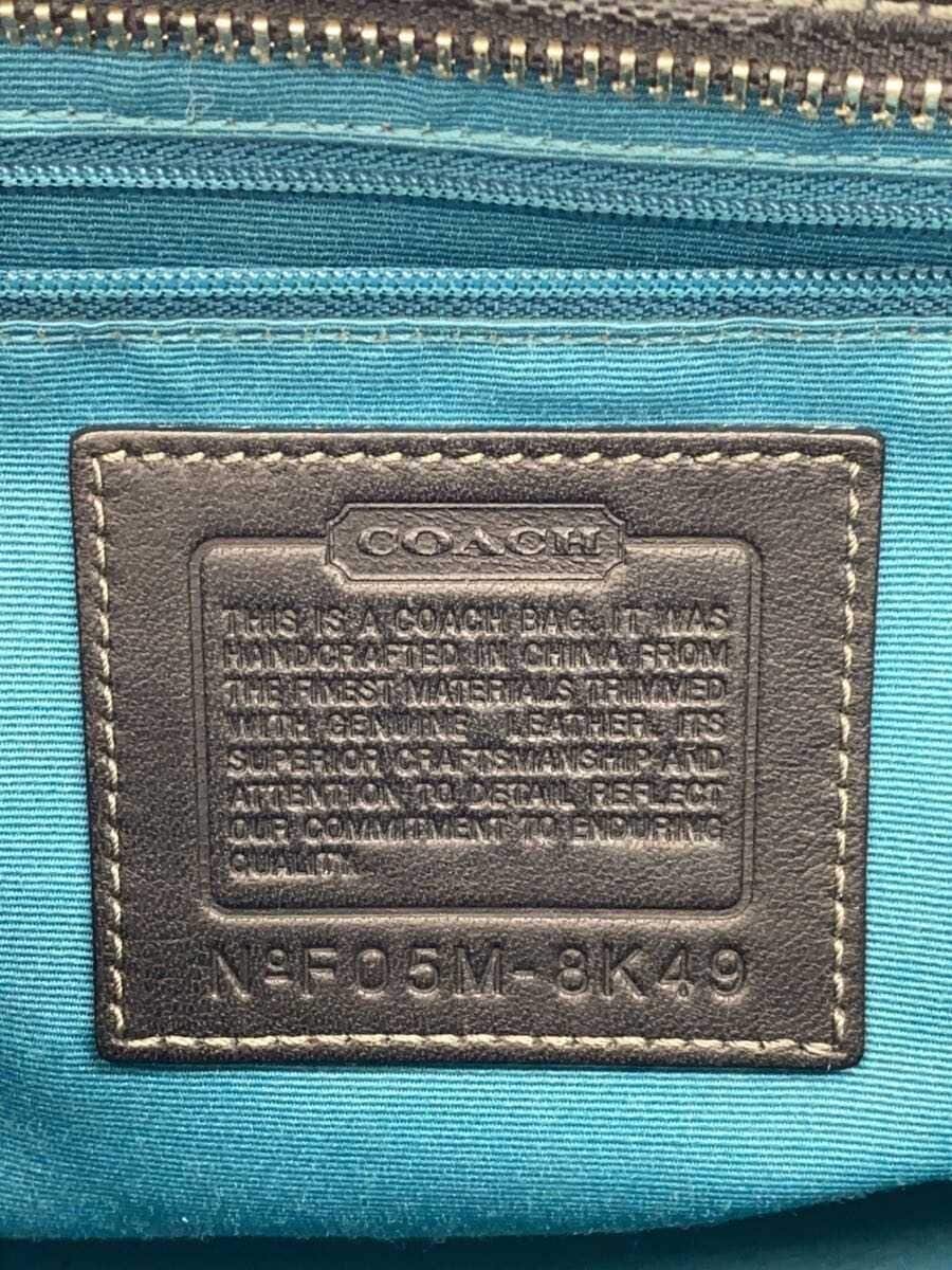 COACH Tote Bag_Signature Canvas BLK All-Over Print 8K49 5