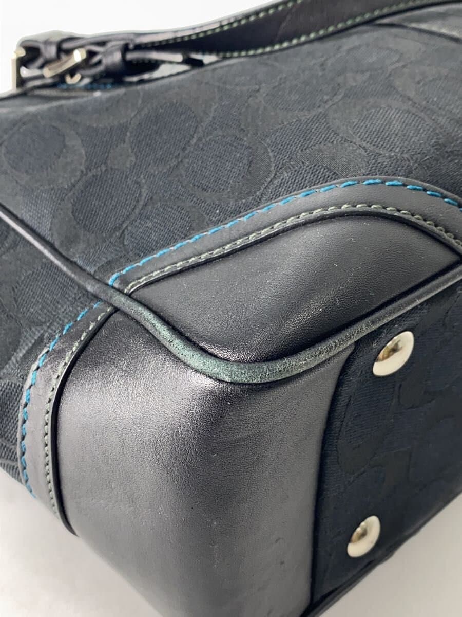 COACH Tote Bag_Signature Canvas BLK All-Over Print 8K49 9