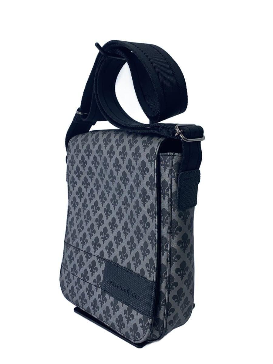 PATRICK COX Shoulder Bag GRY All Over Pattern 2