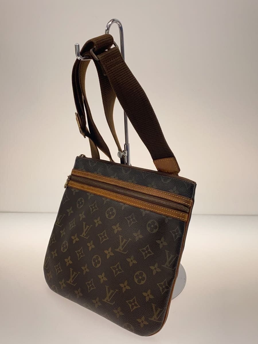 LOUIS VUITTON Pochette Bosphore Monogram Canvas PVC BRW M40044 2