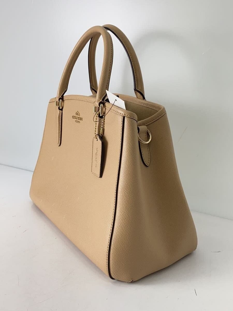 COACH Small Margot Carryall -- BEG Solid Color F57527 2